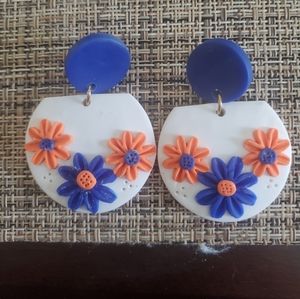 Clay Floral Earring